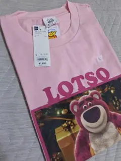 GU Disney TOY STORY グラフィックTシャツ L ピンク