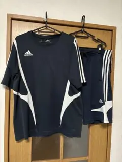 adidas トレーニングウェア 上下セット ネイビー サイズO