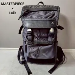 コラボ MASTERPIECE Lui's リュック バックパック 黒 グレーのサムネイル