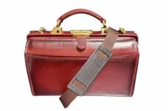 本革 ミニダレスバッグ ボルドー レザー 2way 美品
