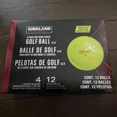KIRKLAND Signature ゴルフボール v3.0 ネオンイエロー