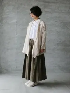 lokapala 綿麻ウェザータック ロングスカートのサムネイル