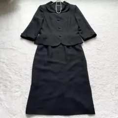 ピエールカルダン　東京ソワール　セットアップ　ブラックフォーマル　M 春夏