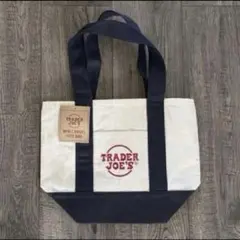 トレジョ Trader Joe’s ミニトート バッグ ネイビー