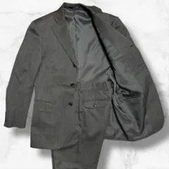 ウール混フォーマルパンツジャケットスーツ セットアップ ストライプ 総柄 上下