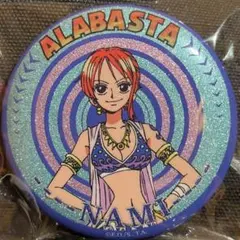 ワンピース onepiece アラバスタ ホログラム缶バッジ ナミ