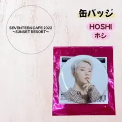 【開封済】SEVENTEEN CAFE 2022 缶バッジ ホシ