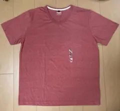 【新品未使用】Basic Land Vネック Tシャツ レッド Lサイズ