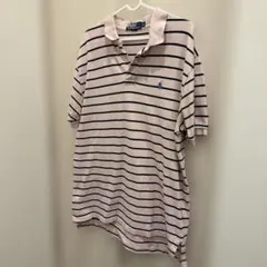 Polo by Ralph Lauren ストライプ ポロシャツ L