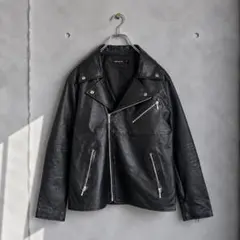〈 SHIMOKITAZAWA RINGO 〉ダブルライダースジャケット