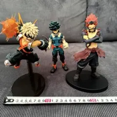 僕のヒーローアカデミア フィギュア 3体セット（爆豪勝己・緑谷出久・切島鋭児郎）