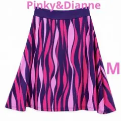 【美品】 Pinky&Dianneフレアスカート パープル ピンク 38のサムネイル