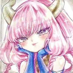 手描きイラスト 水彩 ファンアート ヒロアカ トガヒミコ - メルカリ