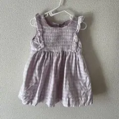【babyGAP 】ギンガムチェック ワンピース 80