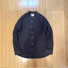 GLOBAL WORK／band collar shirt／L