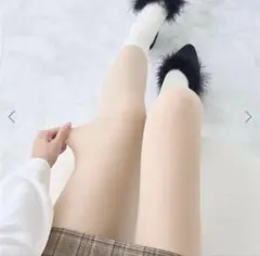 【tutuanna まるで素肌のようなフェイクタイツクリア美脚 80デニール】