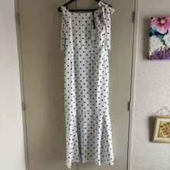 美品Narcissus【ホワイト　ドット キャミワンピース F】のサムネイル