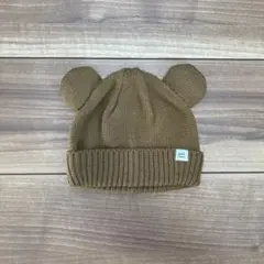 くま耳付きニット帽