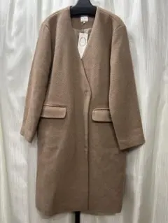 【Te chichi】一回着用⭐︎Yカラーコート/キャメル