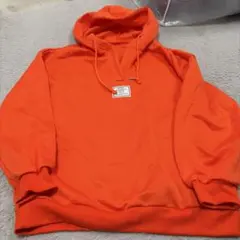 SHEIN オレンジ パーカー S