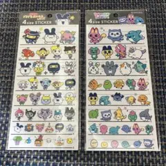 【新品】 たまごっち 4サイズ ステッカー プチプチ おみせっち シリーズ