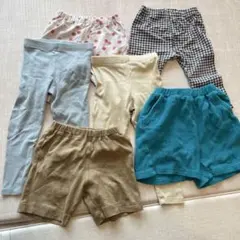 konny/UNIQLO/無印良品/petit main パンツサイズ80 6枚