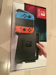 美品】Nintendo Switch バッテリー強化版 ソフト2点・保護ガラス
