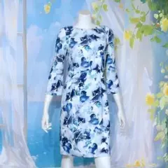 三連休【新品】COUP DE CHANCE 花柄長袖ワンピース 38 - メルカリ