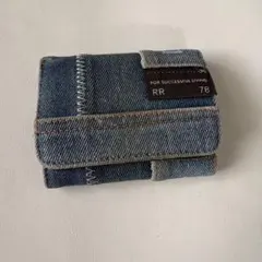 DIESEL ディーゼル 三つ折り財布 デニム コンパクトウォレット RR78