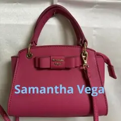 ラスト価格 サマンサベガ 2wayピンクリボンハンドバッグ ショルダーバック