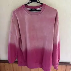 AS KNOW AS PINKY グラデーション スウェット プルオーバーのサムネイル