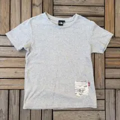 THE NORTH FACE グレー Tシャツ ポケット付き