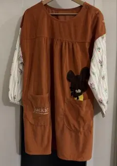 新品未使用品くまのがっこう ジャッキー エプロン 保育士