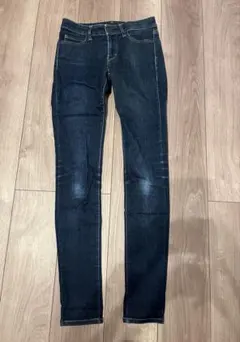 ユニクロ ウルトラストレッチジーンズ レディース ネイビー 24(61cm)