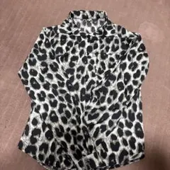 ヒョウ柄 長袖シャツ