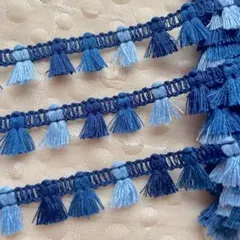 【繽紛＊流蘇緞帶＊1m】民族風　亞洲風　手工藝適用♡