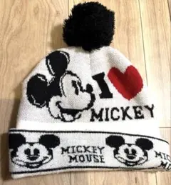 ミッキーマウス　ニット帽
