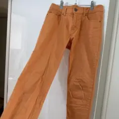 ④ニッセン ストレッチ カラーパンツ オレンジのサムネイル