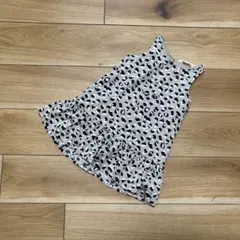 美品　《 H&M 》 キッズ服　100サイズ　ワンピース　レオパード