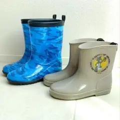 레인부츠, 2개 세트, 카모플라주 패턴, 톰과 제리, 17cm, 18cm