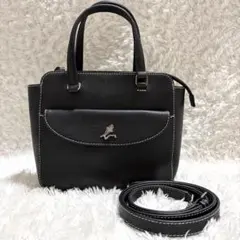 ✨極美品✨ agnes アニエスベー ハンドバッグ 2way ショルダーバッグ
