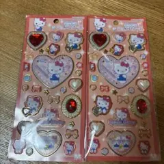 ハローキティ キラキラジュエリーシール 2枚セット