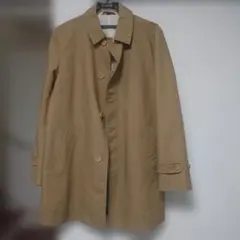 ベージュ ステンカラーコート サイズS