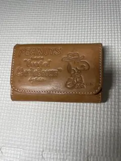 スヌーピー　キーケース　本革