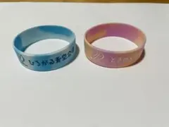 2018年 羽生結弦 仙台パレード ラバーバンド 2個セット ピンク ブルー