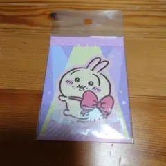 ちいかわ ダイカットステッカー うさぎ りぼん