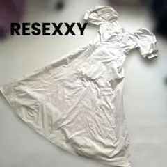 リゼクシー　RESEXXY ギャザースリーブフレアワンピース　ロングワンピースのサムネイル