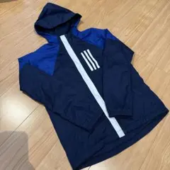 adidas ピステ・ウィンドブレーカー ネイビー/青　140-150