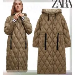 ZARA★　ダウンコート　キルティング　ロングダウン　Mサイズ　ザラ