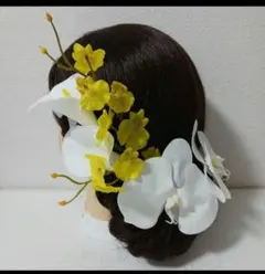 髪飾り6パーツ　成人式　卒業　ヘッドドレス